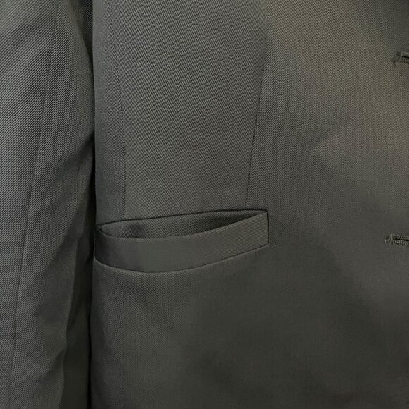 J Crew Womens Blazer Jacket Size 8 Gray Wool Lined Preppy Academia Office Career - Picture 3 of 8